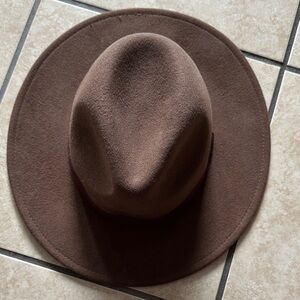H&M Chocolate Brown Felt Hat